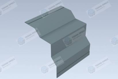 Доборные элементы для фасада — Ф.Э. угол внутренний тип 1 — фото