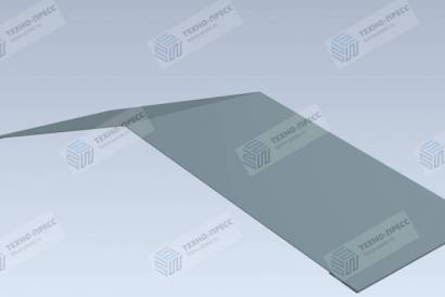 Доборные элементы для фасада — Планка конька — фото