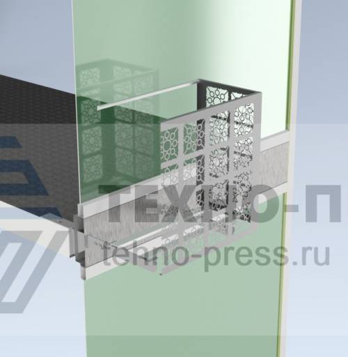 Корзины для кондиционера на фасад здания — фото-654_2