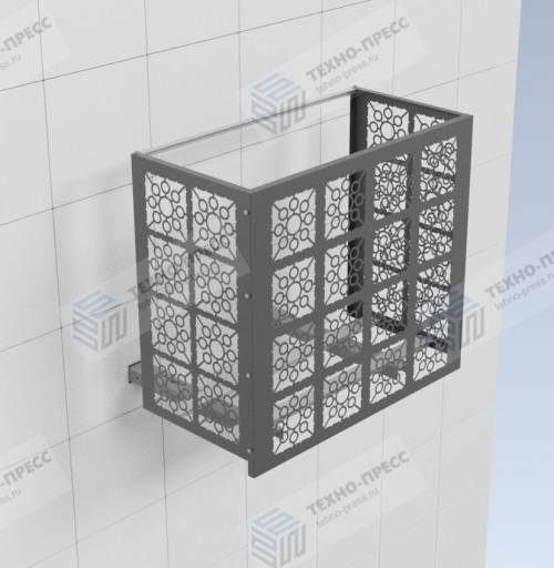 Корзины для кондиционера на фасад здания — Корзина у.3 — фото