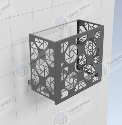 Корзины для кондиционера на фасад здания — Корзина у.1 — фото